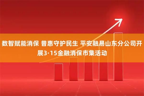 数智赋能消保 普惠守护民生 平安融易山东分公司开展3·15金融消保市集活动
