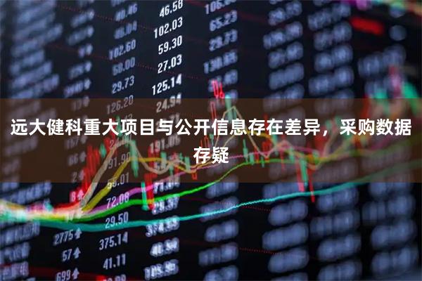 远大健科重大项目与公开信息存在差异，采购数据存疑
